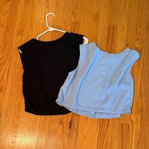 a new day Linen cropped tank bundle